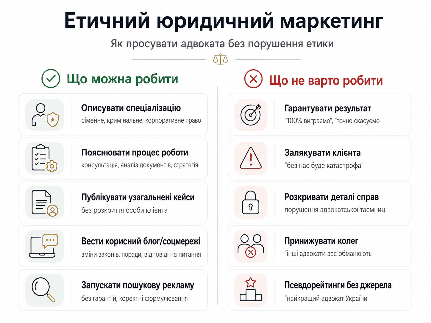 Етичний юридичний маркетинг